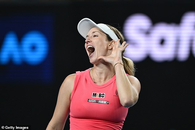 Collins became a pantomime villain at the Australian Open when she mocked the crowd at Melbourne Park
