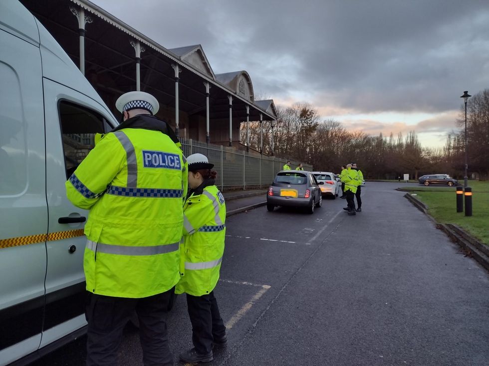 breathalyser checks by police