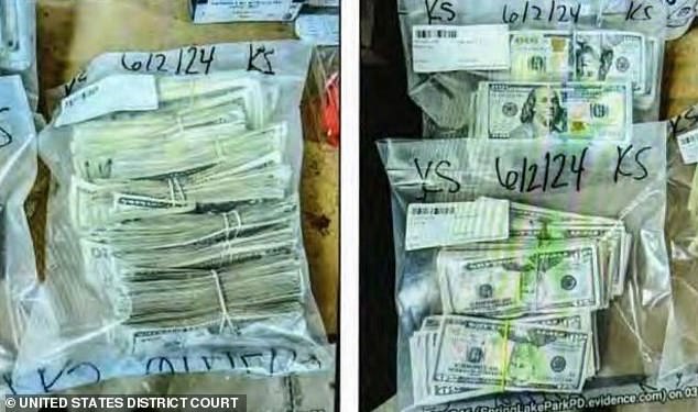 Investigators found wads of cash in the homes of alleged conspirators. Some was even allegedly used to try and bribe a juror