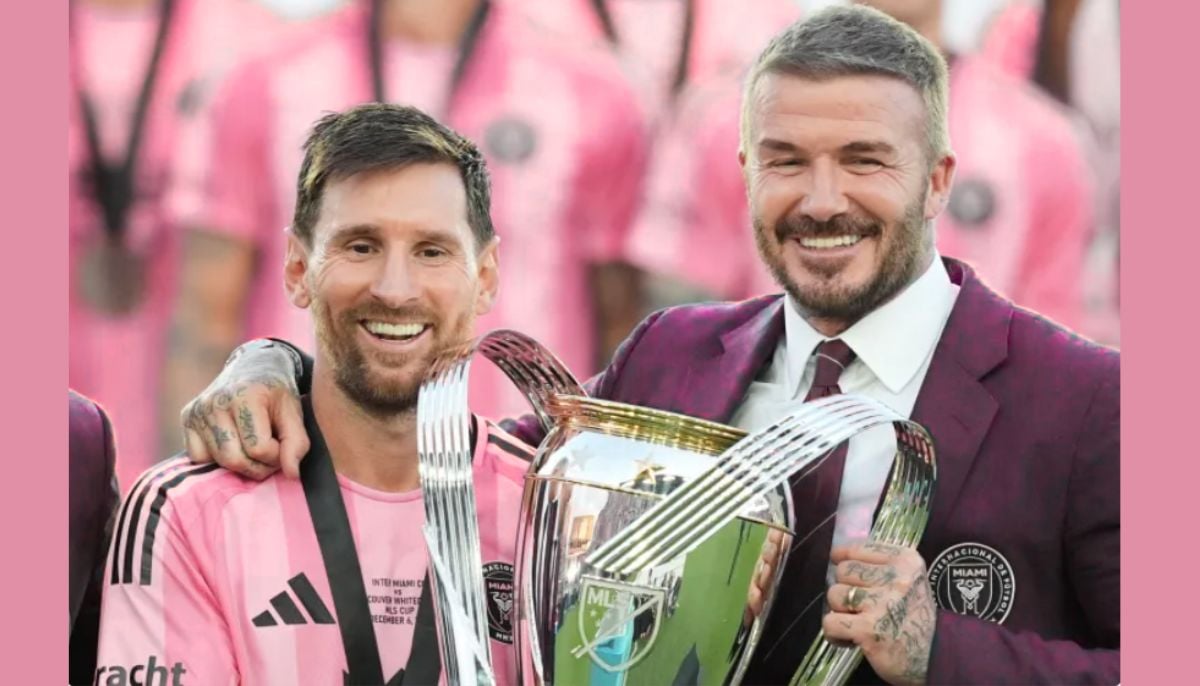 “Three years ago, I decided to come to MLS, and today we are MLS champions,” says Lionel Messi