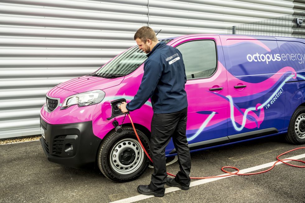 Octopus Energy electric van charging