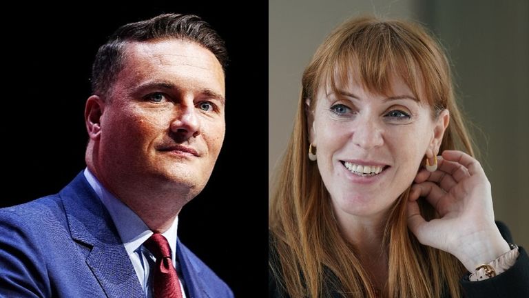 Wes Streeting and Angela Rayner.