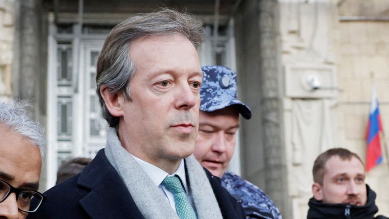 British Ambassador to Russia Nigel Casey. File pic: Reuters