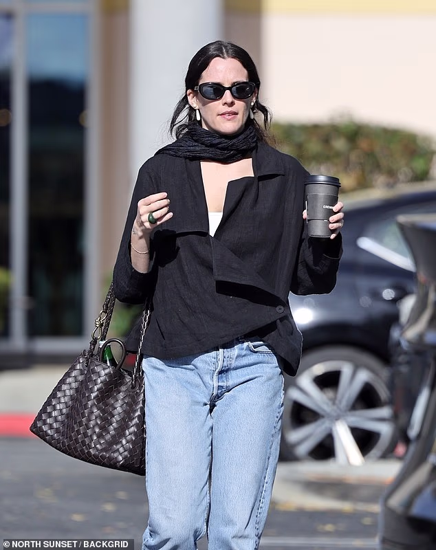 The 36-year-old actress and Elvis Presley¿s granddaughter kept a low profile as she stepped out for coffee, dressed casually in a black jacket, light-wash jeans and sunglasses