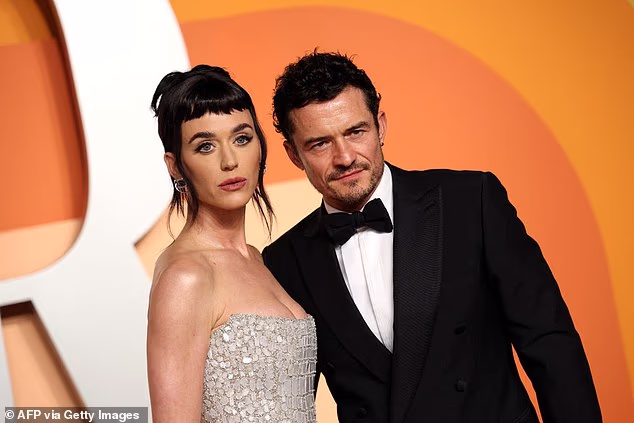 Perry and ex fiance Orlando Bloom attend the Vanity Fair Oscar Party in LA this past March