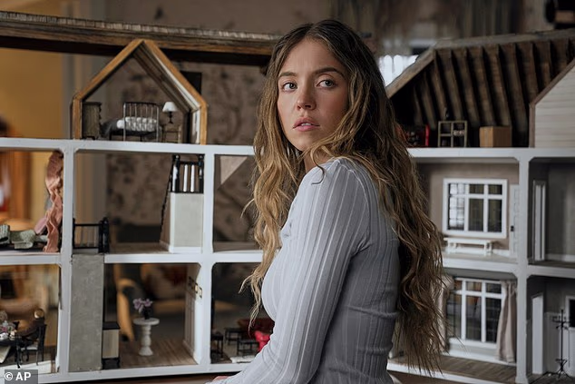 At the film's conclusion, viewers were able to her Swift's 2017 track I Did Something Bad playing over the end credits; Sweeney seen above in The Housemaid