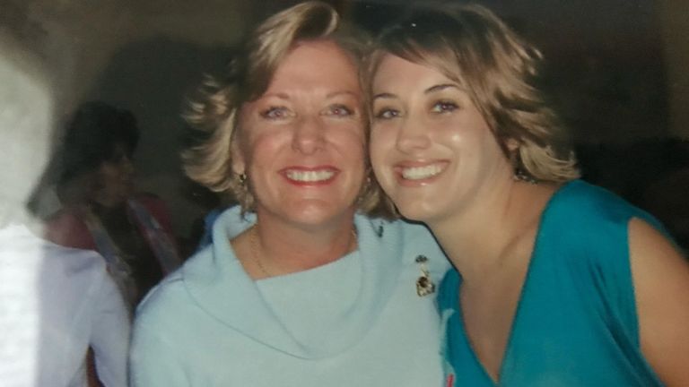 Joyce Kesse pictured with Jennifer Kesse before her disappearance. Picture: Drew Kesse