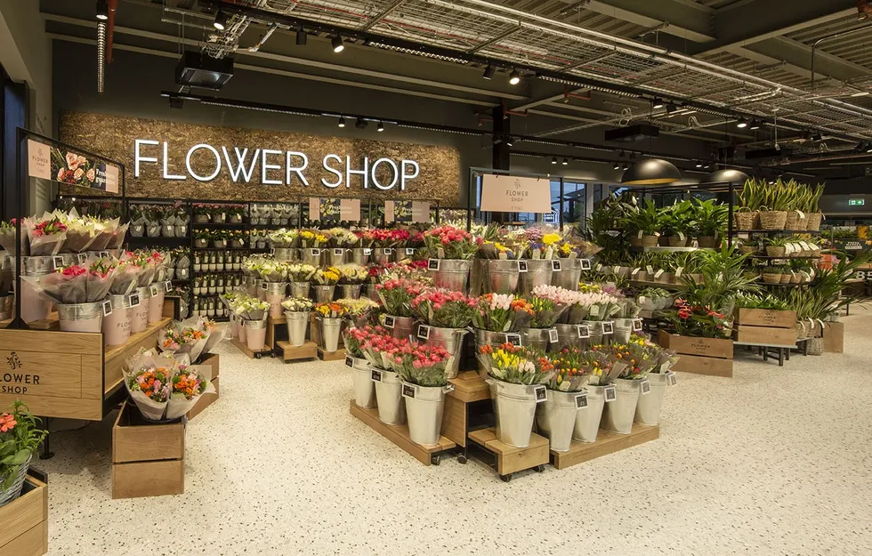 Marks and Spencer flower shop