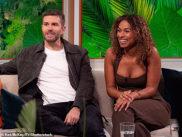 Kemi is seen with her Unpacked co-star Joel Dommett