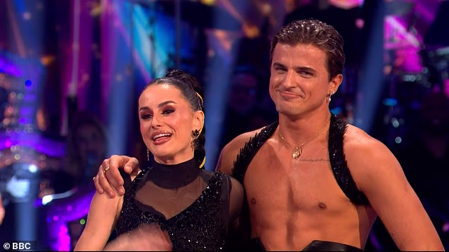 Following the dance, to Dream On by Aerosmith, the judges gave the couple 39 out of 40 - with Craig Revel Horwood's nine stopping them from achieving a perfect score