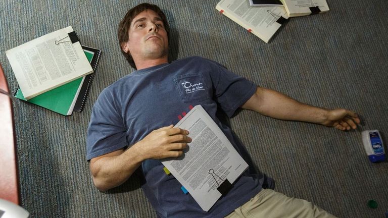 Bale playing Burry in The Big Short. Credit: Jaap Buiten/THA/Shutterstock