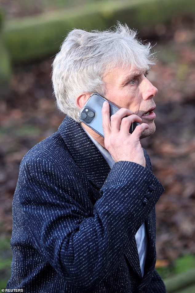 Mark Berry, better known as Bez, from the Happy Mondays, was pictured outside the cathedral