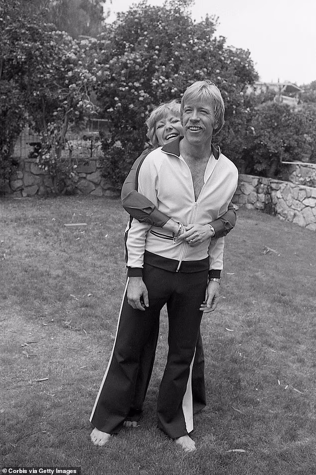 High school sweethearts, Holechek was just 17 and Norris was 18 when they tied the knot in 1958; pictured 1978