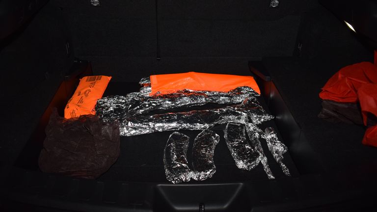 Saadaoui was caught taking delivery of weapons hidden in a car boot