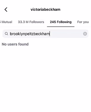 They no longer appear on follow lists