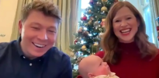 Patrick, Emily and Baby George share first Christmas morning with GB News viewers