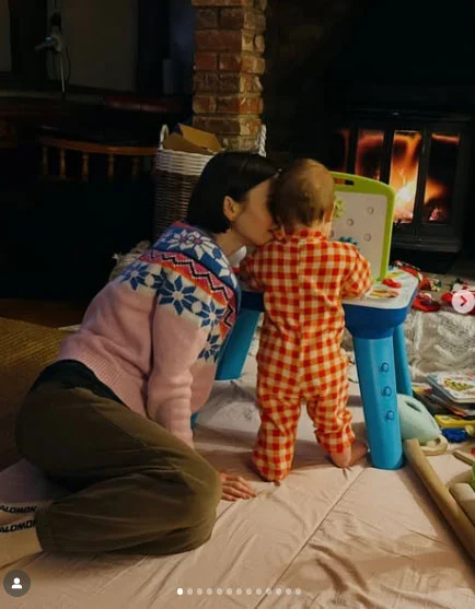 Lily Collins soaks in ‘magic’ during daughter Tove’s first holiday celebration