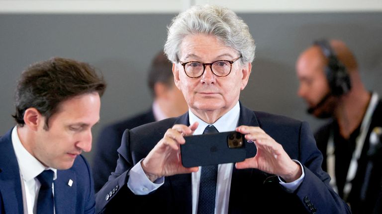 Thierry Breton. Pic: Reuters