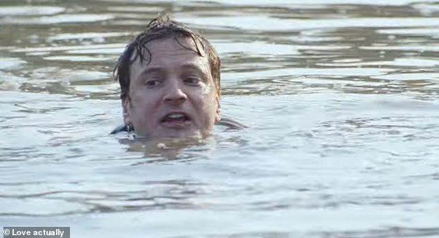 The lake in which Colin Firth and his co-star Lúcia Moniz swam in was only 18 inches deep and they had to kneel down, pretending to be in deeper water