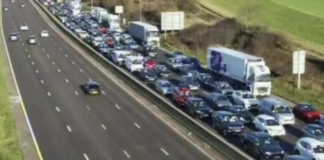 Drivers face Boxing Day chaos as emergency services shut major motorway following horror crash