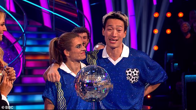 Carlos tearfully said he was 'self-centred' before being paired with winner Karen Carney, noting that was why he missed out on a celebrity partner last year