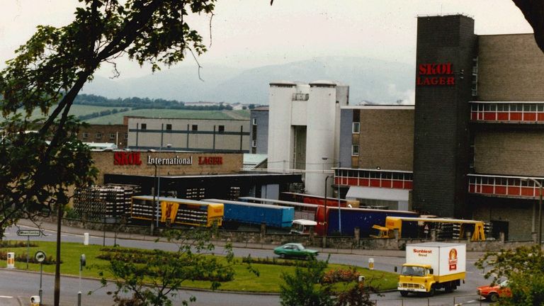 One of Alloa's many breweries. Pic: Clackmannanshire Archives