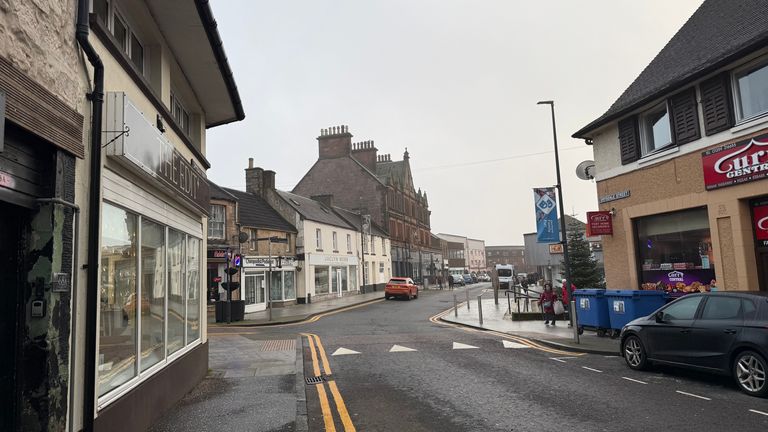 Alloa’s Drysdale Street now