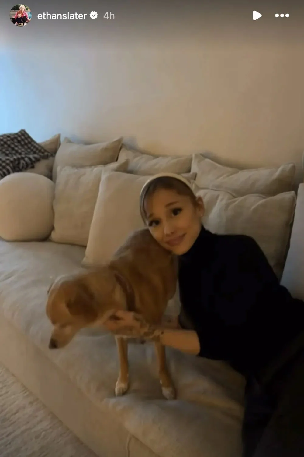 Ethan Slater shares rare photos of Ariana Grande