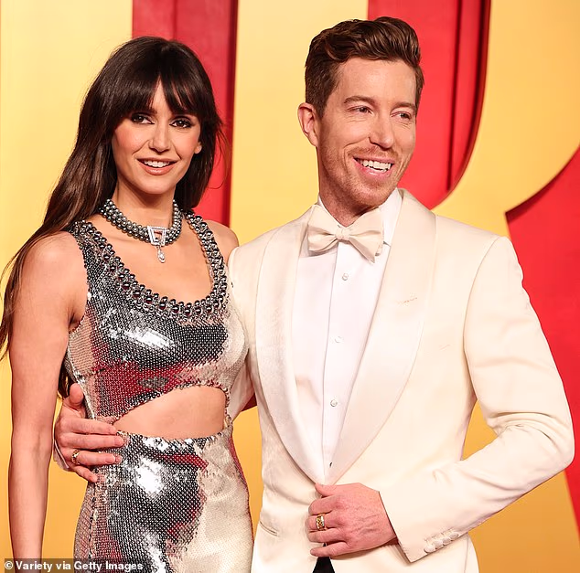 Dobrev shockingly split from fiancé Shaun White earlier this year; pictured in March 2024