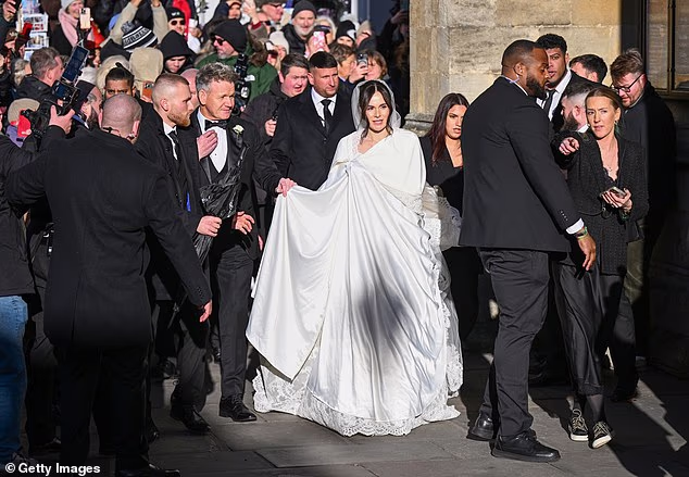 The Olympic swimmer, 31, married Holly Ramsay, 25, in a ceremony at Bath Abbey on Saturday, but the majority of the groom's family were not in attendance