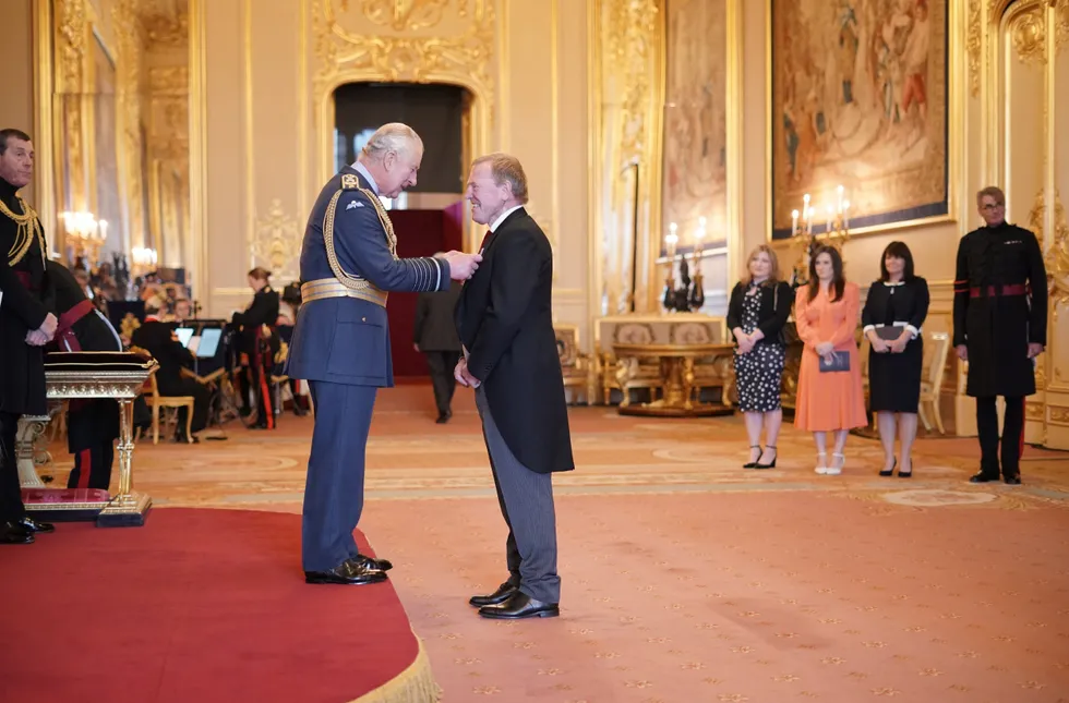 Hugh Morris was made an MBE in 2022