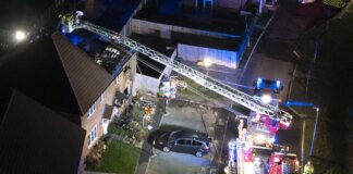 Girl dies in horror house fire as another child is rushed to hospital after firefighters raced to battle blaze