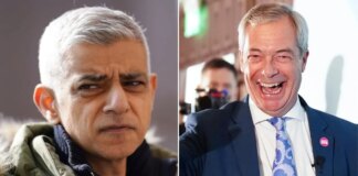 Nigel Farage targets six councils from under Sadiq Khan’s nose in ‘earthquake’ opportunity to topple London Mayor