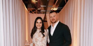 Adam Peaty prepares for today’s wedding to Holly Ramsay as security guards go on patrol with dogs ahead of union that has torn his family apart