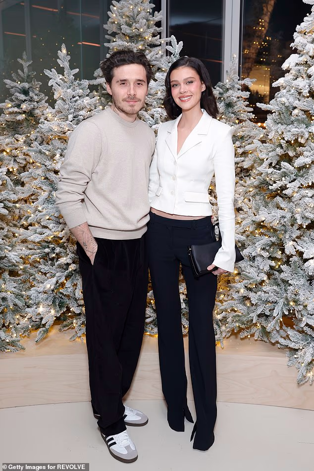 The aspiring chef, 26, shared a snap of him and the heiress, 30, holding hands while celebrating the festive season with her billionaire parents in Miami(pictured 2024)