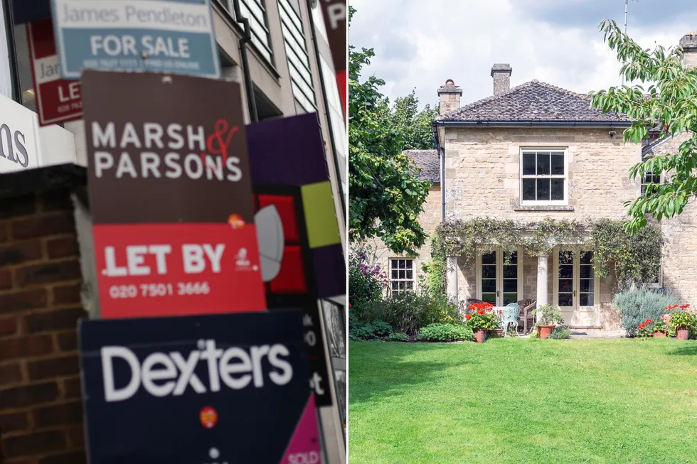 Property for sale sign