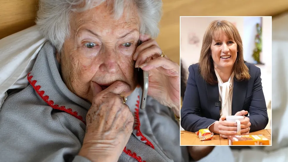 Older woman and Rachel Reeves