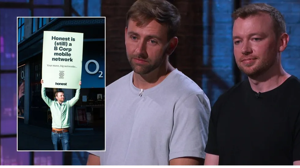 Andy Aitken and Josh Mihill on Dragon's Den