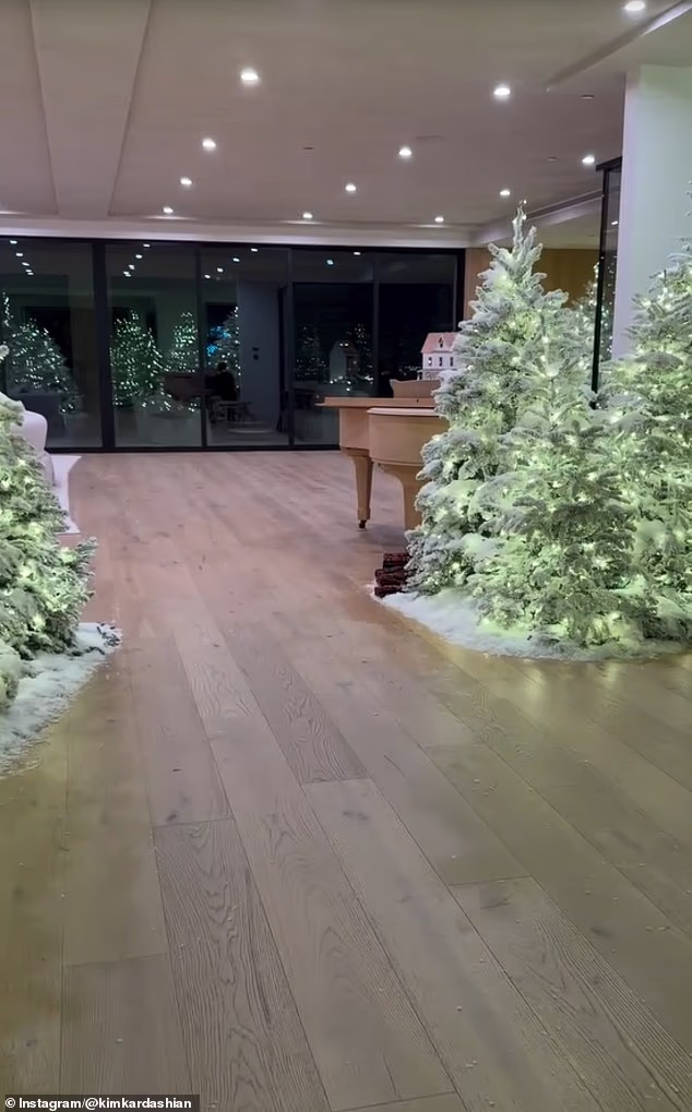 Classical music was emanating from the grand piano