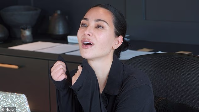 Kim Kardashian, 45, was reduced to tears as she admitted that she was having a 'mental breakdown' just over a week before she was set to take the bar exam on the latest episode of The Kardashians