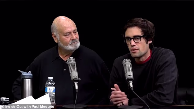 Michael Douglas spent 'a lot' of time talking to Rob Reiner about his son Nick Reiner's drug problems. Reiner and Nick are pictured together
