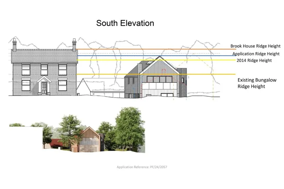 An image of the plan put forward to North Norfolk Council