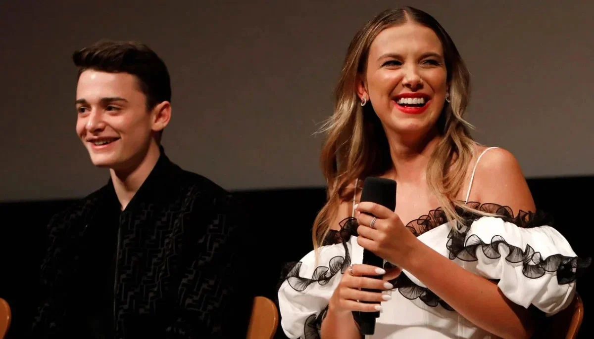 Noah Schnapp gets candid about being godfather toMillie Bobby Brown’s baby girl