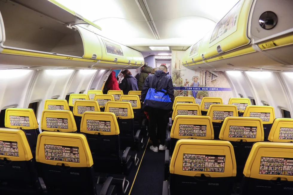 Ryanair cabin