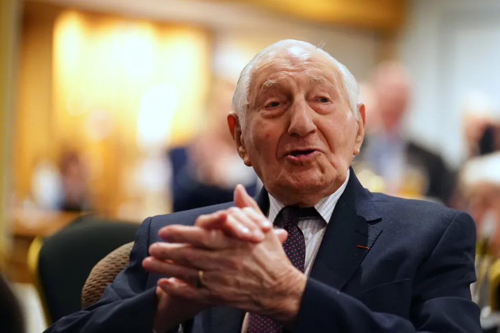 The veteran landed on Gold Beach on the Normandy coast