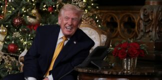 Trump tells children he won’t let ‘a bad Santa’ infiltrate US | US News