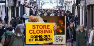 Which major high street brands closed stores in 2025?
