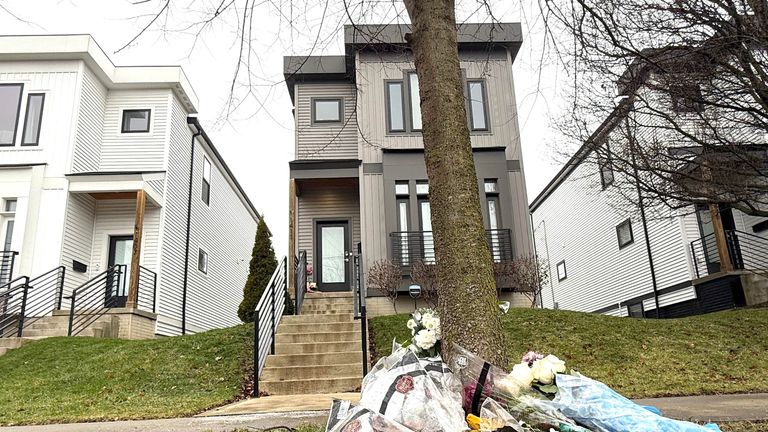 Spencer and Monique Tepe's home in Columbus, Ohio.
Pic: AP