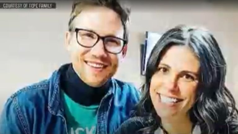 Monique and Spencer Tepe. Pic: Courtesy of family via NBC News. 