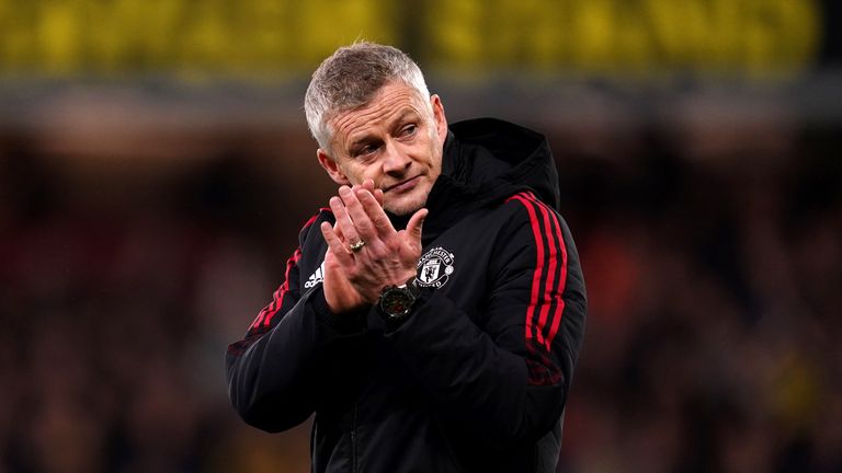 Ole Gunnar Solskjaer. Pic: PA